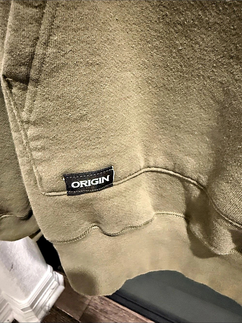 Origin The Heavy Hoodie Pullover Green Large - Picture 4 of 10